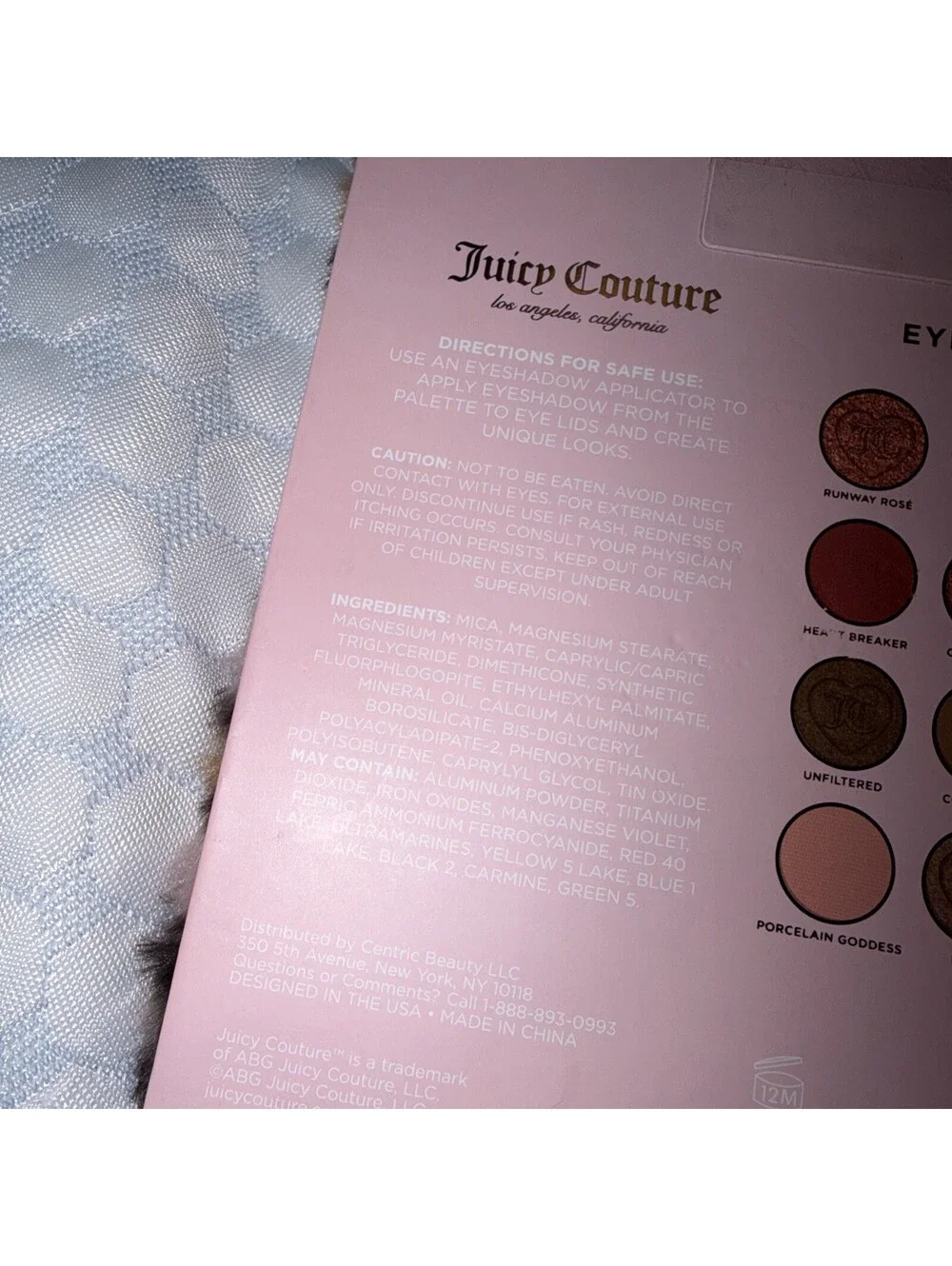 Juicy Couture Faux Fur Leopard Eyeshadow Palette Mirror NIB Sealed Glam Y2K
